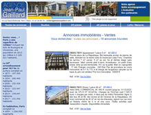 Tablet Screenshot of jeanpaulgaillard.com